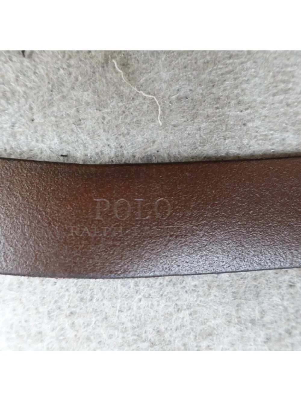 Polo Ralph Lauren Mens Belt 40 Brown Solid